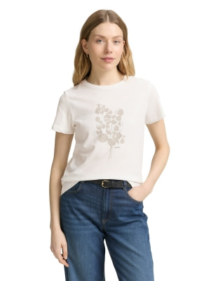 Tom Tailor Crew Neck Front női póló