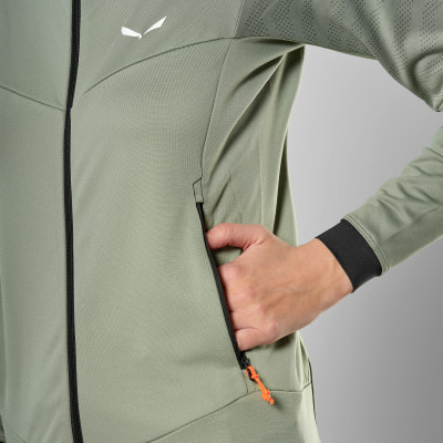 Salewa Sella Crevasse Midlayer mit Kapuze