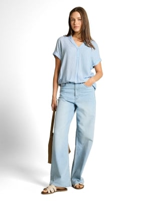 Tom Tailor Striped SS Blou. női blúz