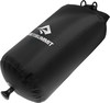 Schwarzer wasserdichter Packsack mit Sea to Summit Logo und Ventil.