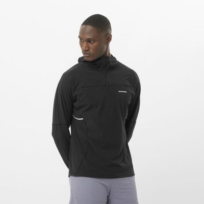 Salomon Sense Aero Hybrid Midlayer mit Kapuze