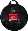 Schwarze Netztasche mit The North Face Logo und Base Camp Duffel S Aufschrift.