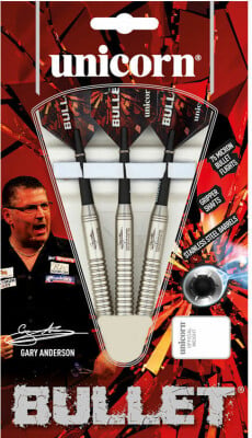 Unicorn Gary Anderson Bullet 3er-Set Soft Dartpfeile Unicorn Gary Anderson Bullet 3er-Set Soft Dartpfeile