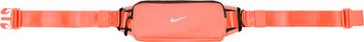 Orange Nike Hüfttasche mit verstellbarem Gurt und Markenlogo.