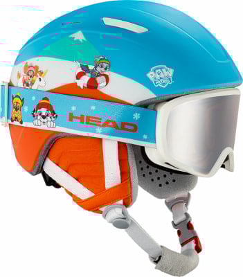 Head Mojo Set Paw Skihelm und Brille XXS