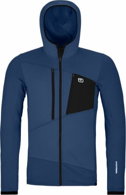 Ortovox Fleece Grid Fleecejacke mit Kapuze