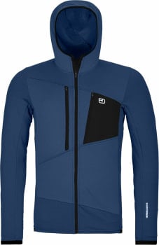 Ortovox Fleece Grid Fleecejacke mit Kapuze