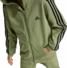 adidas Essentials 3-Streifen Fleece Kapuzenjacke