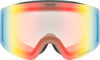 UVEX Skibrille mit farbig verspiegeltem Glas und Logo.
