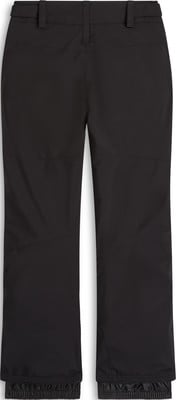 Schwarze Skihose mit geradem Bein und elastischem Saum. Schwarze Skihose mit geradem Bein und elastischem Saum.