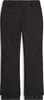 Schwarze Skihose mit geradem Bein und elastischem Saum.