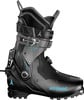 Schwarzer Atomic Skischuh mit blauem Logo und Schriftzug.