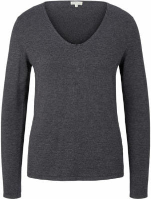 Tom Tailor Basic V-Neck női pulóver