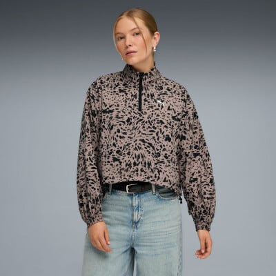 Puma Ess Graphic Animal Sweater mit 1/2 Zipp Puma Ess Graphic Animal Sweater mit 1/2 Zipp