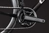 Detailansicht der Shimano Ultegra Kurbelgarnitur und Kette.