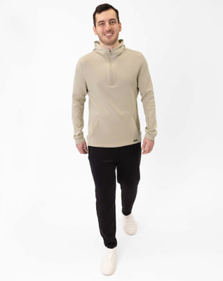 Jako Pro Casual Hoodie mit Halfzip