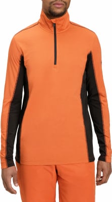 Herren-Orange-Jacke mit schwarzen Einsätzen und Reißverschluss am Kragen. Herren-Orange-Jacke mit schwarzen Einsätzen und Reißverschluss am Kragen.