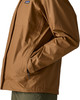 Detail einer Jacke mit Tasche und Patagonia-Logo am Ärmel.
