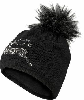 McKINLEY Deer Dám. čiapka 100% Merino vlna brmbolec umelá kožuš.
