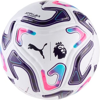 Puma Stellar Ultimate Fußball mit Premier League Logo.
