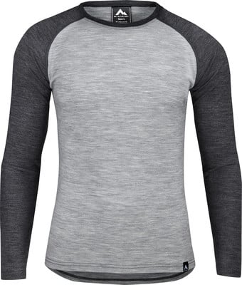 Graues Langarmshirt mit Raglanärmeln von McKinley. Graues Langarmshirt mit Raglanärmeln von McKinley.