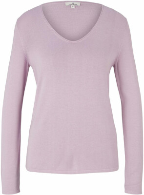 Tom Tailor Basic V-Neck női pulóver