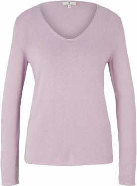 Basic V-Neck női pulóver