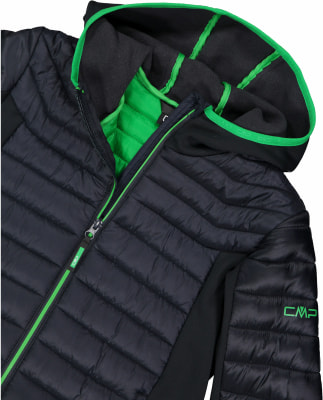 CMP Jacket Hybrid Fix H Wanderjacke mit Kapuze FEEL WARM Flat