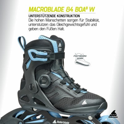 Rollerblade Macroblade 84 Boa Inlineskates