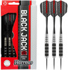 Harrows Black Jack 3er-Set Steel Dartpfeile
