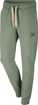 Grüne Jogginghose mit beige Kordel und AR-Logo.