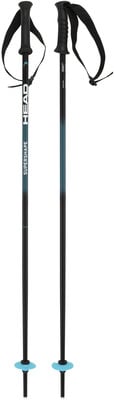 HEAD SUPERSHAPE Skistöcke mit schwarzem Griff und blauen Tellern. HEAD SUPERSHAPE Skistöcke mit schwarzem Griff und blauen Tellern.