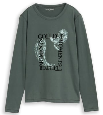 TOM TAILOR Crew Neck Front. női L/S póló TOM TAILOR Crew Neck Front. női L/S póló