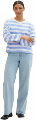 Tom Tailor TOM TAILOR Sweatsh.Stripe Női pulóver