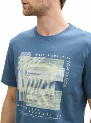 Tom Tailor Printed póló, rövid ujjú