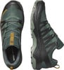 Herren-Trailrunning-Schuhe von Salomon in Dunkelgrün mit schwarzen Akzenten.