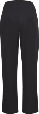 Schwarze Damenhose mit geradem Schnitt und Seitentasche. Schwarze Damenhose mit geradem Schnitt und Seitentasche.
