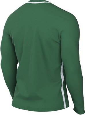Grünes Langarmshirt mit weißem Streifen an der Seite. Grünes Langarmshirt mit weißem Streifen an der Seite.