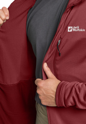 Jack Wolfskin Kolbenberg Fleecejacke mit Kapuze
