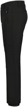 Schwarze Hose mit Reißverschlusstasche und gesteppten Knien.