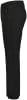 Schwarze Hose mit Reißverschlusstasche und gesteppten Knien.