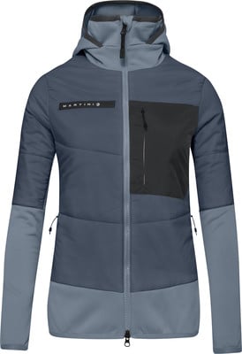 Herren-Steppjacke von Martini mit Kapuze und schwarzer Brusttasche. Herren-Steppjacke von Martini mit Kapuze und schwarzer Brusttasche.