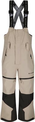 Beige Skihose mit Latz und schwarzen Details. Beige Skihose mit Latz und schwarzen Details.