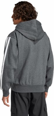 adidas M 3S FL FZ HD Sweatjacke mit Kapuze adidas M 3S FL FZ HD Sweatjacke mit Kapuze