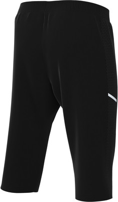 Schwarze 3/4-Sportshorts mit elastischem Bund und perforiertem Einsatz. Schwarze 3/4-Sportshorts mit elastischem Bund und perforiertem Einsatz.