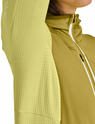 Ortovox Fleece Grid Fleecejacke mit Kapuze