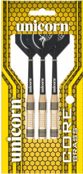 Unicorn Core Brass 3er-Set Soft Dartpfeile