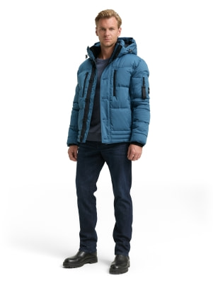 Tom Tailor Pufferjacke férfi kapucnis kabát
