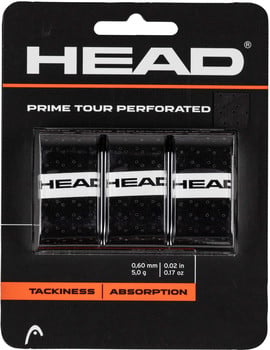 Verpackung von drei Griffbändern für Tennisschläger von HEAD.