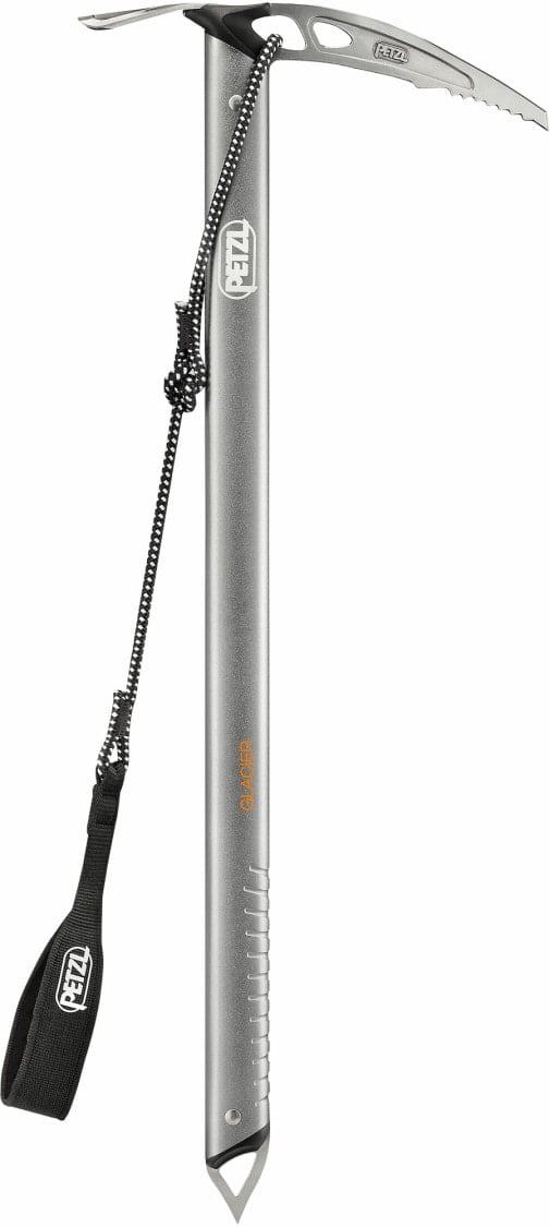 Petzl Glacier Piolet Mixte - Hache à Glace Légère Et Robuste Pour Alpinisme Et Randonnée Glaciaire